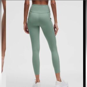 NWT New LULULEMON Fast & Free HR High Rise Tight 25” Legging Crater Blue CRBU 0